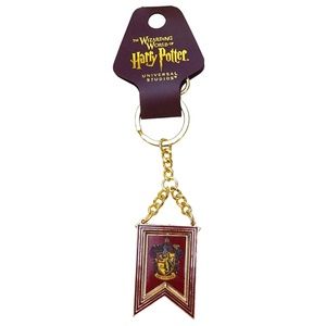 Universal Studios Harry Potter Gryffindor Crest Banner Spinner Keychain